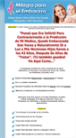 Mobile Screenshot of milagroparaelembarazo.com